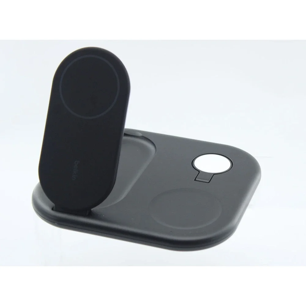 Belkin BoostCharge 3-in-1 Magnetic Wireless Charging Stand Qi2 Black WIZ023